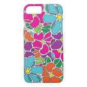 Niedliches, farbiges Muster Case-Mate iPhone Hülle (Rückseite)