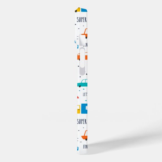 Niedliches, farbiges Muster des Autoverkehrs Case-Mate iPhone Hülle (Rückseite / Links)