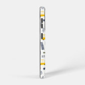 Niedliches, farbiges Muster des Autoverkehrs Samsung Galaxy Hülle (Rechte Seite)