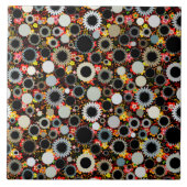 Niedliches, farbiges Muster Fliese (Vorderseite)