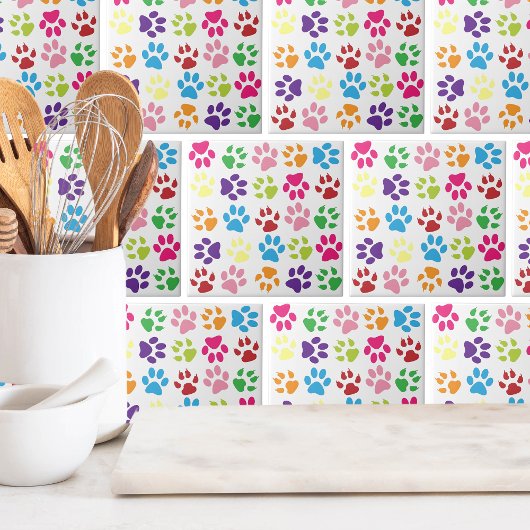 Niedliches farbiges Muster Fliese