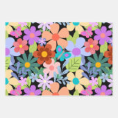 Niedliches, farbiges Muster Geschenkpapier Set (Vorderseite 2)