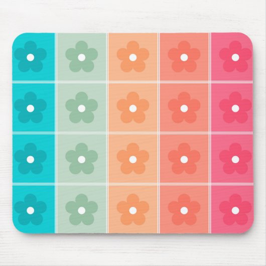 Niedliches, farbiges Muster Mousepad (Vorne)