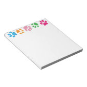Niedliches farbiges Muster Notizblock (angewinkelt)