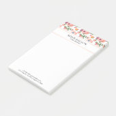 Niedliches, farbiges Muster Post-it Klebezettel (angewinkelt)