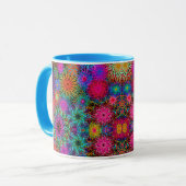 Niedliches, farbiges Muster Tasse (Vorderseite Links)
