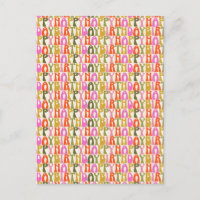 Niedliches Farbiges Retro-Happy Geburtstags-Textmu