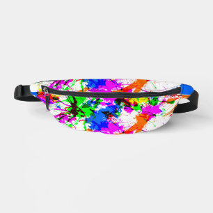 Niedliches farbiges Spritzer-Malerdesign Brautpart Bauchtasche