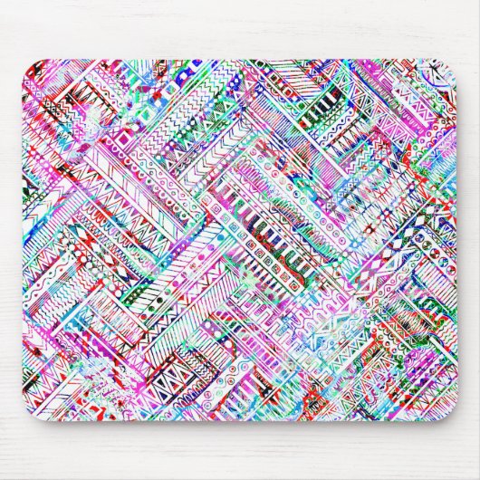 Niedliches farbiges Stammmuster Mousepad (Vorne)