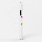 Niedliches farbiges Weinflaschenmuster Case-Mate iPhone Hülle (Hinten/Rechts)