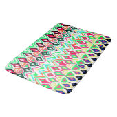 Niedliches Farbmuster Badematte (Schrägansicht)