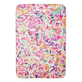 Niedliches Farbmuster der Blume Badematte (Vorderseite Vertikal)