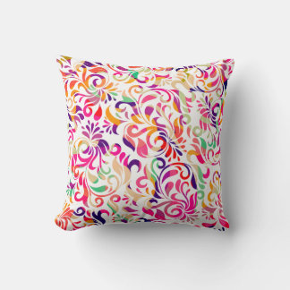 Niedliches Farbmuster der Blume Kissen