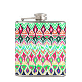 Niedliches Farbmuster Flachmann (Vorderseite)