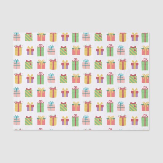 Niedliches Farbmuster für Geschenkboxen Seidenpapier (Vorderseite)