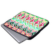 Niedliches Farbmuster Laptopschutzhülle (Vorne Knopf)