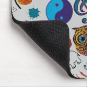 niedliches Farbmuster Mousepad (Ecke)