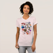 niedliches Farbmuster T-Shirt (Vorne ganz)