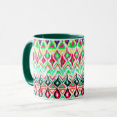 Niedliches Farbmuster Tasse (Vorderseite Links)