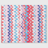 Niedliches, farbrosa, abstraktes Muster Geschenkpapier (Flach)