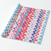 Niedliches, farbrosa, abstraktes Muster Geschenkpapier (Ungerollt)