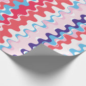 Niedliches, farbrosa, abstraktes Muster Geschenkpapier (Ecke)