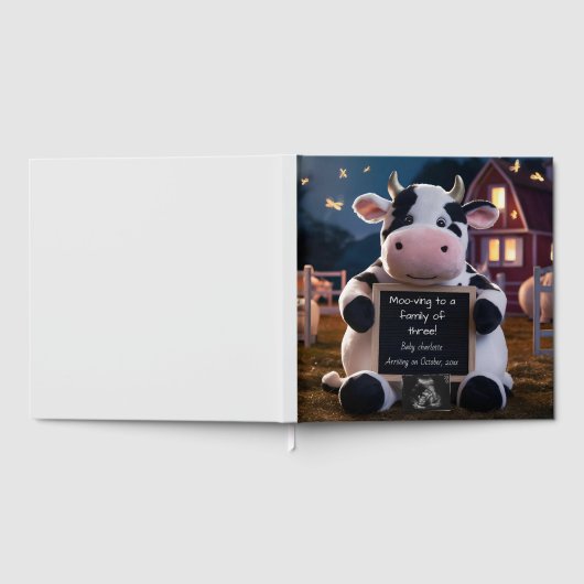 Niedliches Farm-Themed Baby-Foto-Buch Gästebuch (Voll)