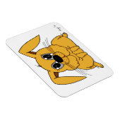 Niedliches Fat Bunny Flexible Magnet (Rechte Seite)
