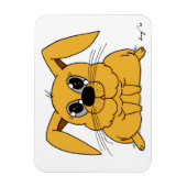 Niedliches Fat Bunny Flexible Magnet (Vertikal)