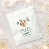 Niedliches Fauldereignis auf der Rückseite Geschenktütchen (Ausgeschnitten)