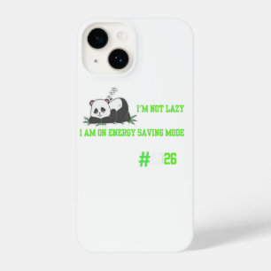 "Niedliches faules Panda Comfort trendy Design" iPhone 14 Hülle