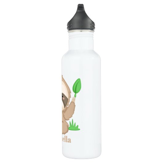 Niedliches Faultier Edelstahlflasche (Rechts)