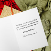 Niedliches Faultier mit Weihnachtsmannmütze, Weihn Feiertagskarte