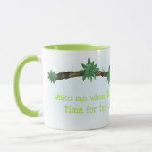 Niedliches Faultier "weck mir, wenn es Zeit für Te Tasse (Links)