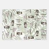 Niedliches Faultiermuster im Wildwald Geschenkpapier Set (Vorderseite 3)