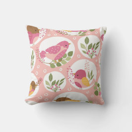 Niedliches Federmuster Kissen