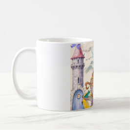 Niedliches Feenprinzessinnen-Schloss Keramik-Kaffe Kaffeetasse