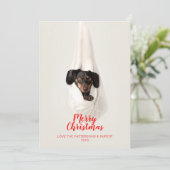 Niedliches Feiertagskarte (Stehend Vorderseite)