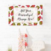 Niedliches Feinschmecker-Pommes-Fritesmuster Banner (Insitu)