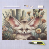 Niedliches Fennec-Fox-Tier Seidenpapier (Handwerk)