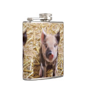 Niedliches Ferkel Flachmann (Rechts)