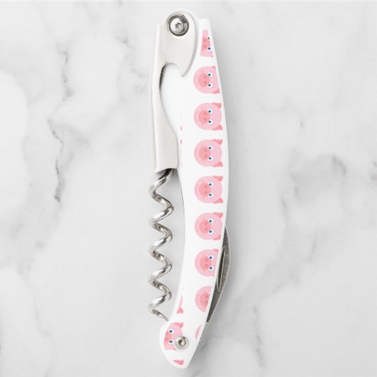 Niedliches Ferkel Kellnermesser (Vorderseite)