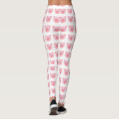 Niedliches Ferkel Leggings (Rückseite)