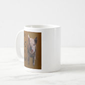 Niedliches Ferkel "Nein zu Bacon sagen" Kaffeetasse (Vorderseite Links)