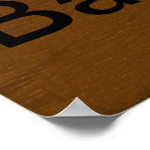 Niedliches Ferkel "Nein zu Bacon sagen" Poster (Ecke)