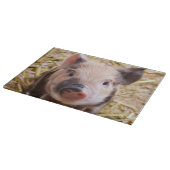 Niedliches Ferkel Schneidebrett (Ecke)