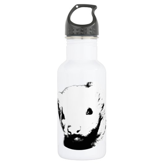 Niedliches Ferret-Bild Edelstahlflasche (Vorderseite)