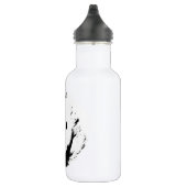 Niedliches Ferret-Bild Edelstahlflasche (Rechts)