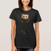 Niedliches Ferret Cket Funny Geschenk für Männer F T-Shirt (Vorderseite)