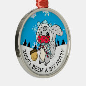 Niedliches festes Eichhörnchen 2020 ist ein schöne Ornament Aus Metall (Rechts)